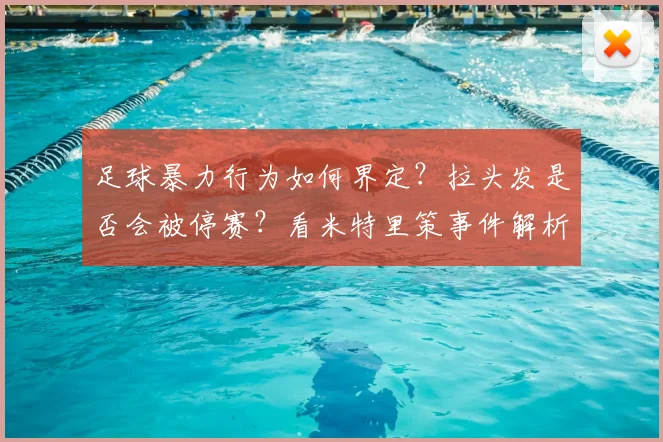 足球暴力行为如何界定?拉头发是否会被停赛?看米特里策事件解析