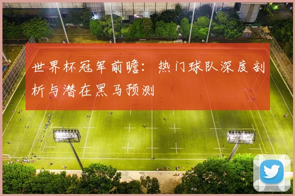 世界杯冠军前瞻:热门球队深度剖析与潜在黑马预测